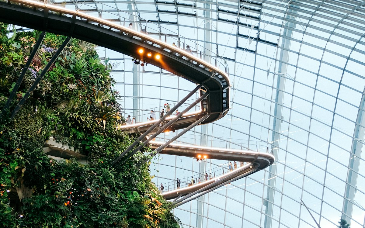 Cloud Forest の屋内ドーム