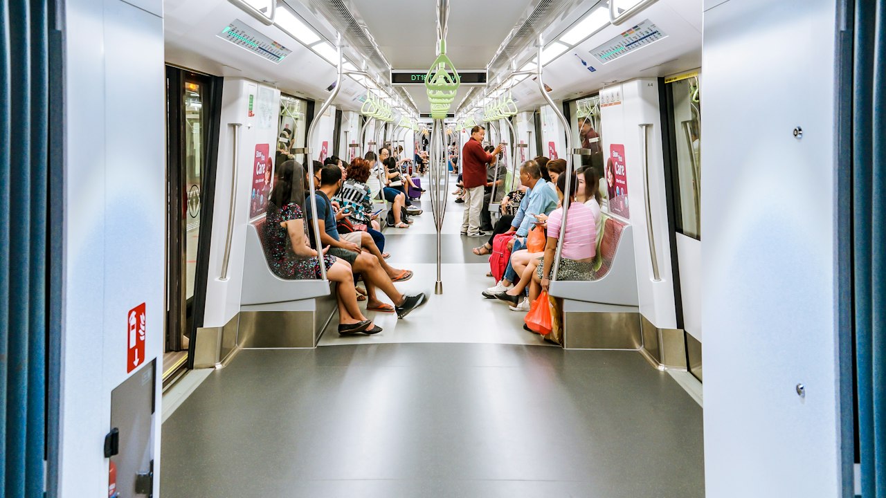 シンガポールのMRT(イメージ)