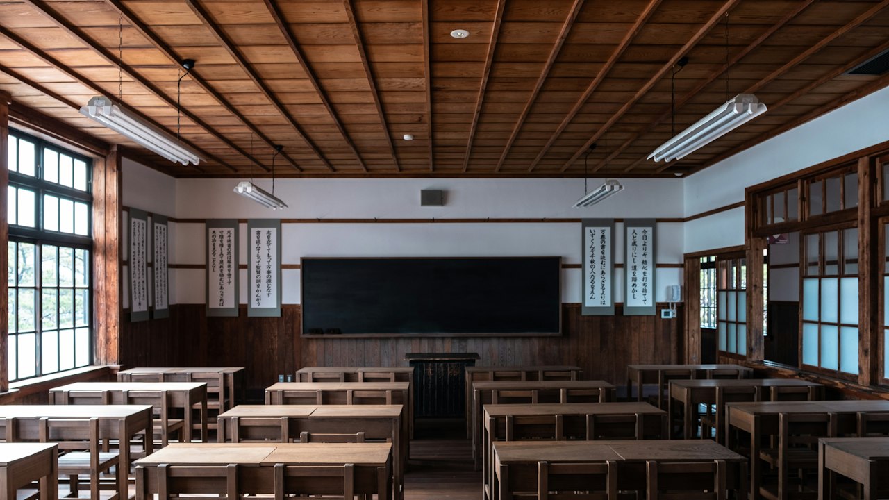 日本の学校の教室(イメージ)