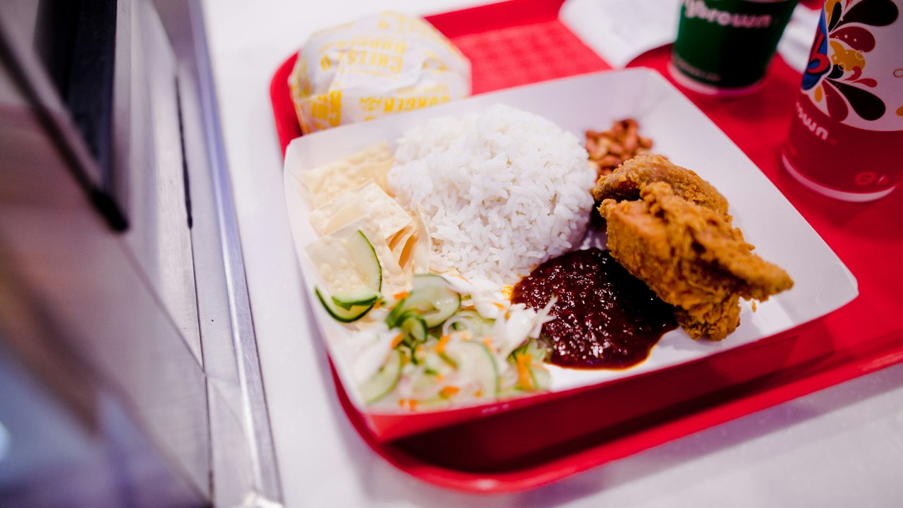 機内食のトレー(イメージ)