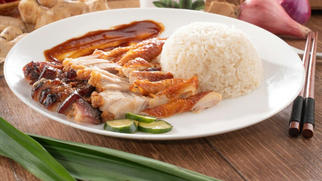 鶏肉とごはんの一皿(イメージ)