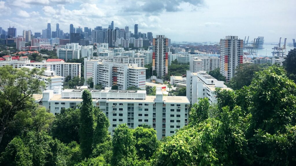 シンガポールの住宅街と街並み(イメージ)